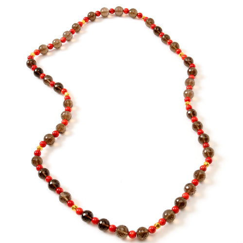 18k Gold filled beaded necklace