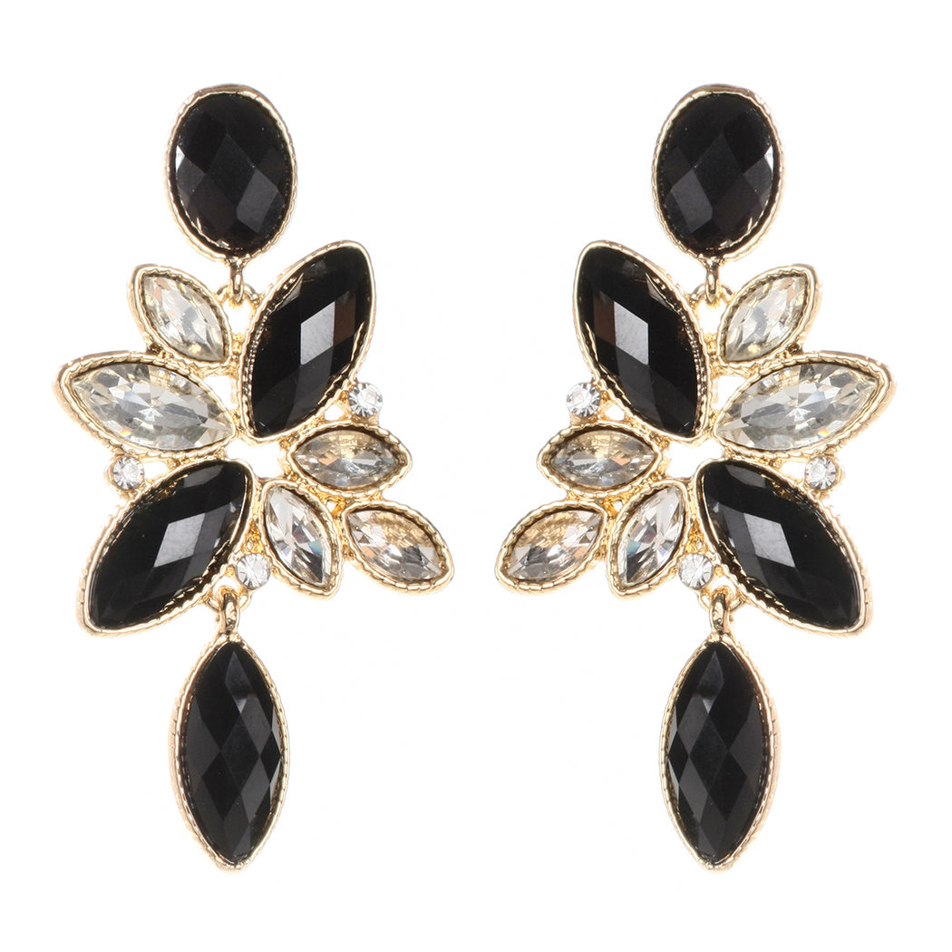 Black/Clear Earring