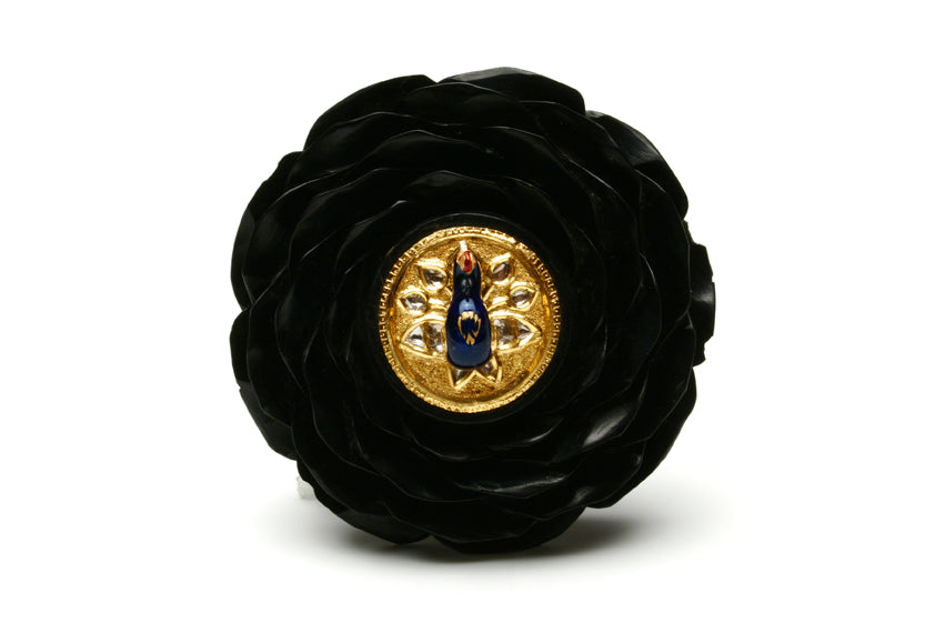 Black Pendant / Brooch