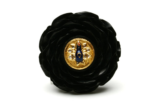 Black Pendant / Brooch