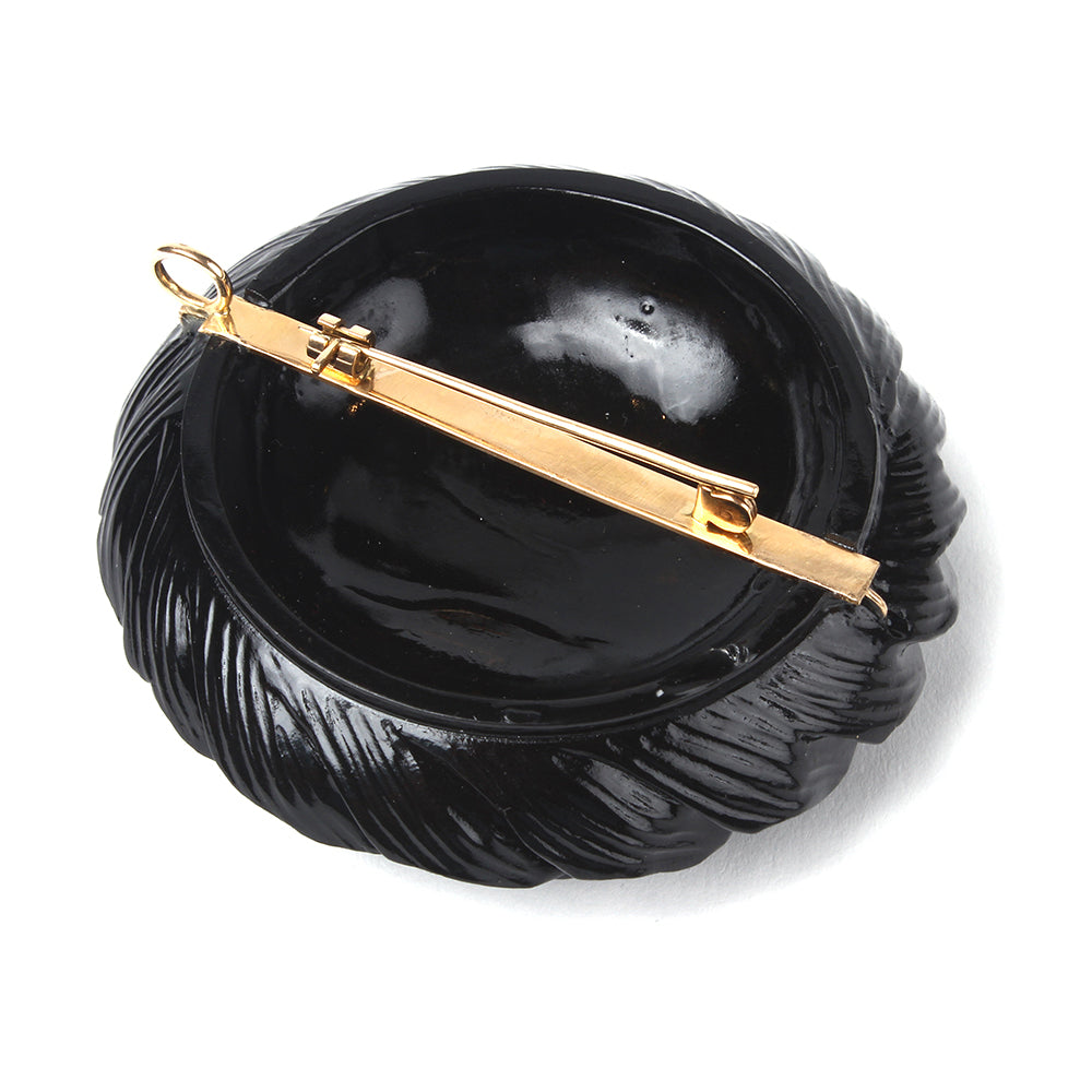 Black Pendant / Brooch