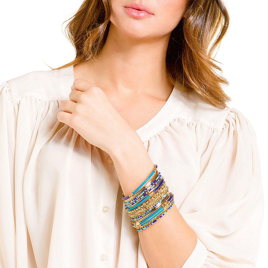 Purple/Ivory Bangles