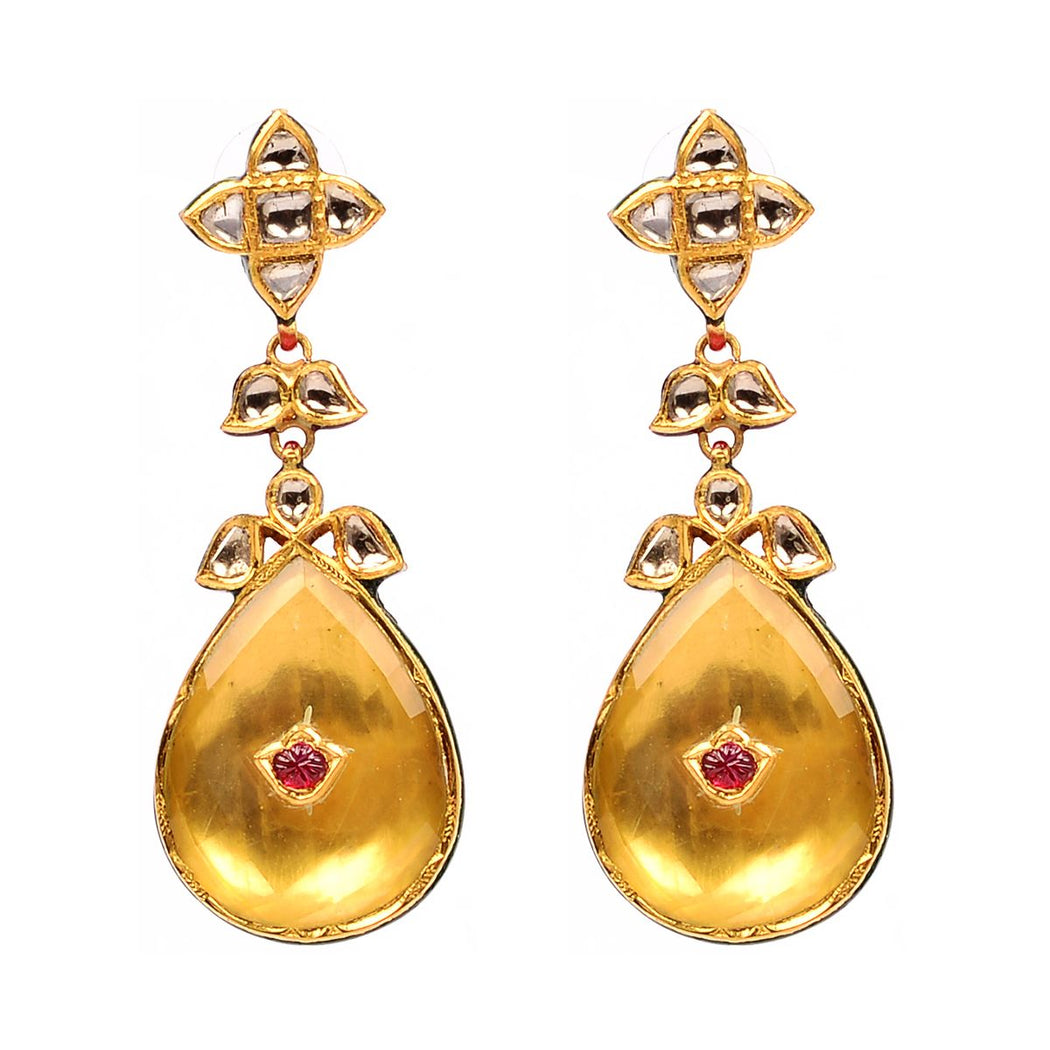 22K Gold Amina Earring