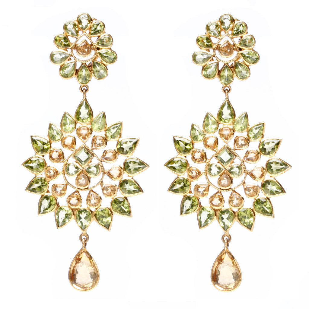 Collier Amrita Singh - Énorme Pendentif En Strass, 21 Pouces, Multi-couleurs